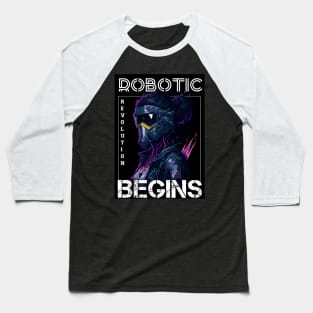 Robotic Revolution Begins Baseball T-Shirt